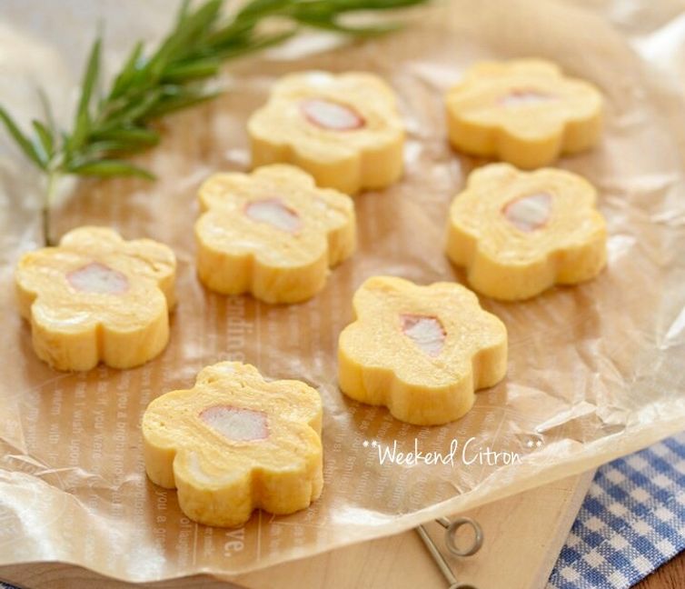 Flower-shaped Tamagoyaki