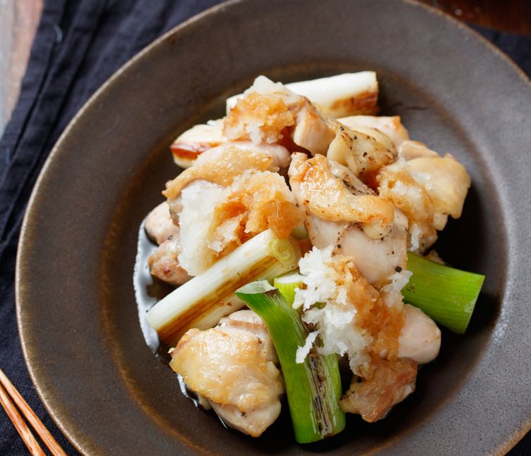 Crispy Chicken with Grated Radish Ponzu