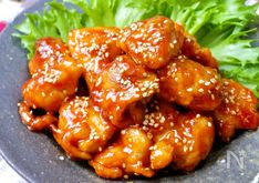 Sweet & Spicy Korean Yangnyeom Chicken