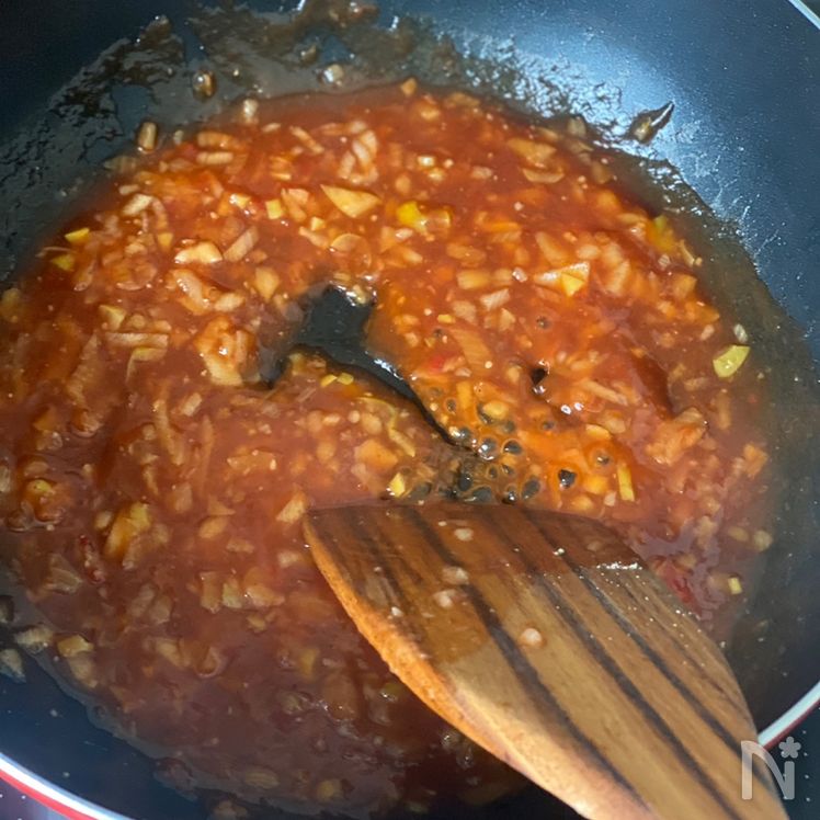 Japanese-Style Chili Shrimp (Ebi Chili) Process4