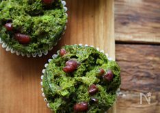 Matcha & Azuki Steamed Muffins