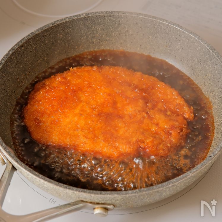 Sauce Katsudon (ソースカツ丼) Process8