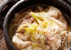 Pork Belly and Tofu Scallion Salt Broth Soup