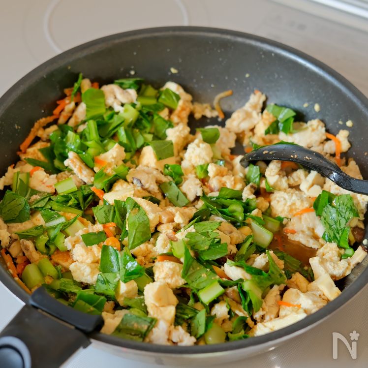 Sautéed Tofu (Iri Dōfu, 炒り豆腐) Process7