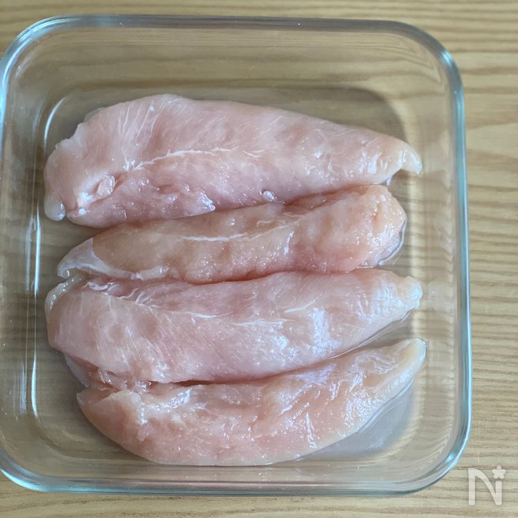 Addictive Cabbage & Sasami with a Sesame–Soy Sauce Garlic Sauce Process1