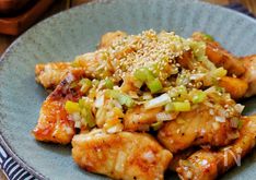 Sweet and Tangy Swordfish Stir-Fry with Scallions