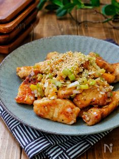 Sweet and Tangy Swordfish Stir-Fry with Scallions