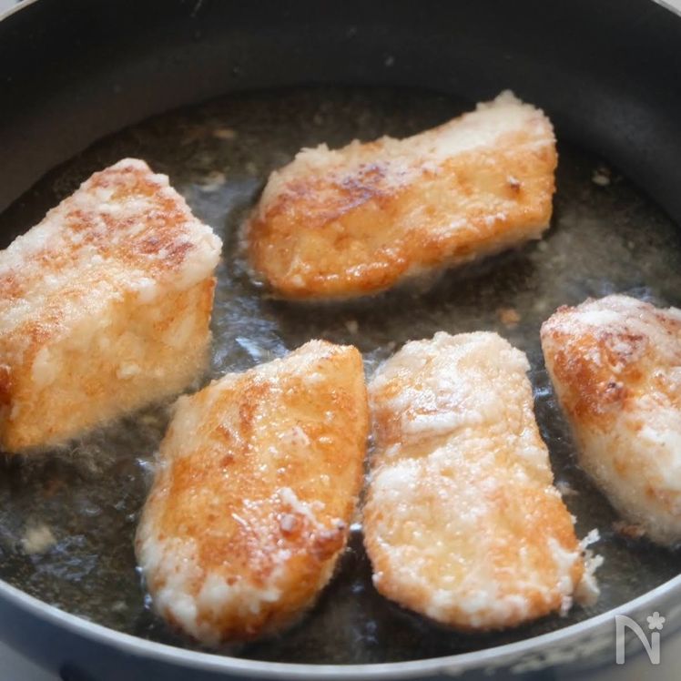 Crispy Pan-Fried Swordfish Tatsuta-age Process2