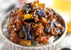 Miso-Style Eggplant and Ground Meat Bowl (Mapo Nasu Donburi)