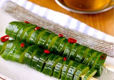Festival-Style Tornado Cucumber on a Stick