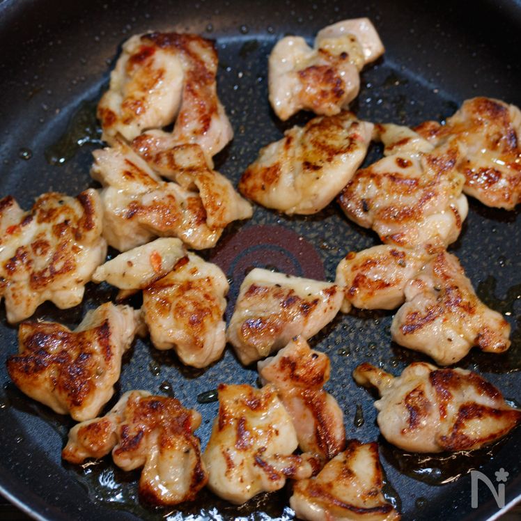 Ayam Bawang Putih Garam yang Lazat Process3