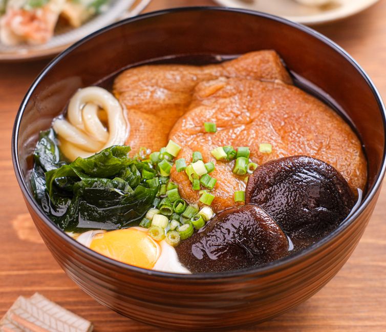 Sweet & Savory Shiitake Kitsune Udon
