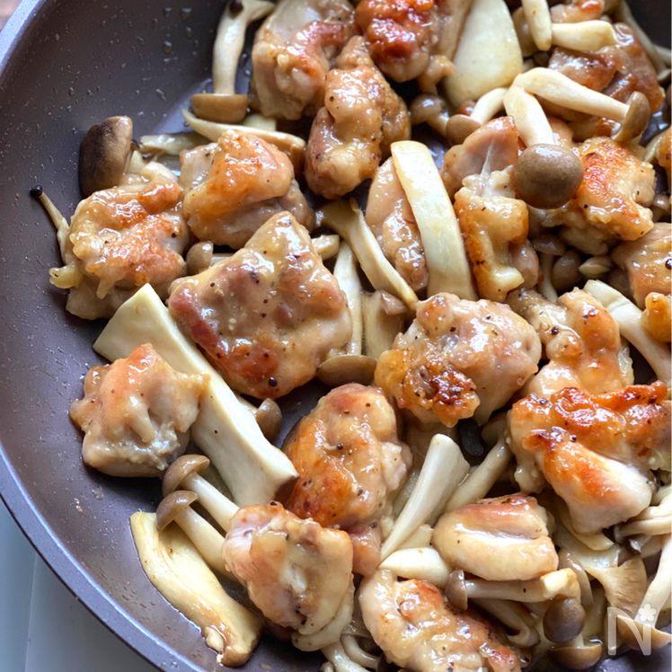 Lemon Butter Chicken with Mushrooms Process3