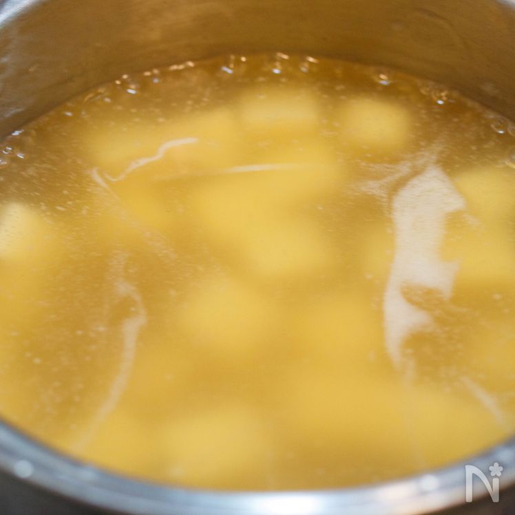 Fluffy Tofu in Chinese-Style Ginger Soup Process1