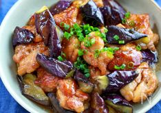 Sweet and Savory Stir-Fried Chicken and Eggplant with Ginger Soy Sauce
