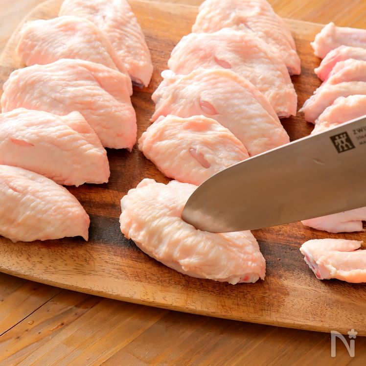 Sweet and Spicy Chicken Wings (Te-ba Karaage, 手羽唐揚げ) Process3