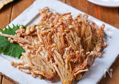 Enoki Mushroom Dashi Karaage