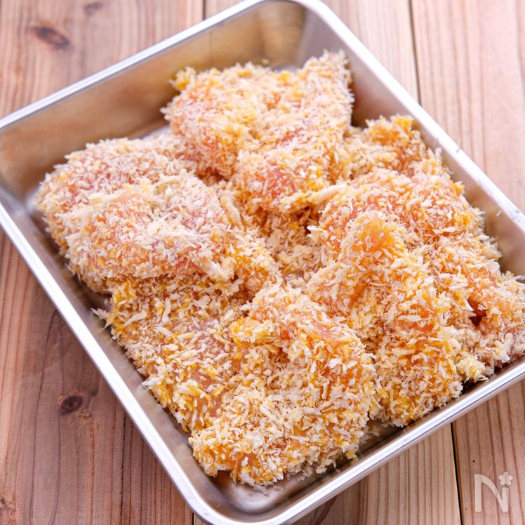 Chicken Tenderloin Cutlet Rice Bowl with Tonkatsu Sauce (Sauce Katsu Donburi) Process1