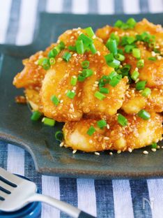 Teriyaki Chicken Tenderloins with Mayo-Ponzu Sauce