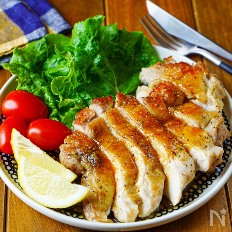 Crispy Chicken with Lemon Butter Soy Sauce Process4