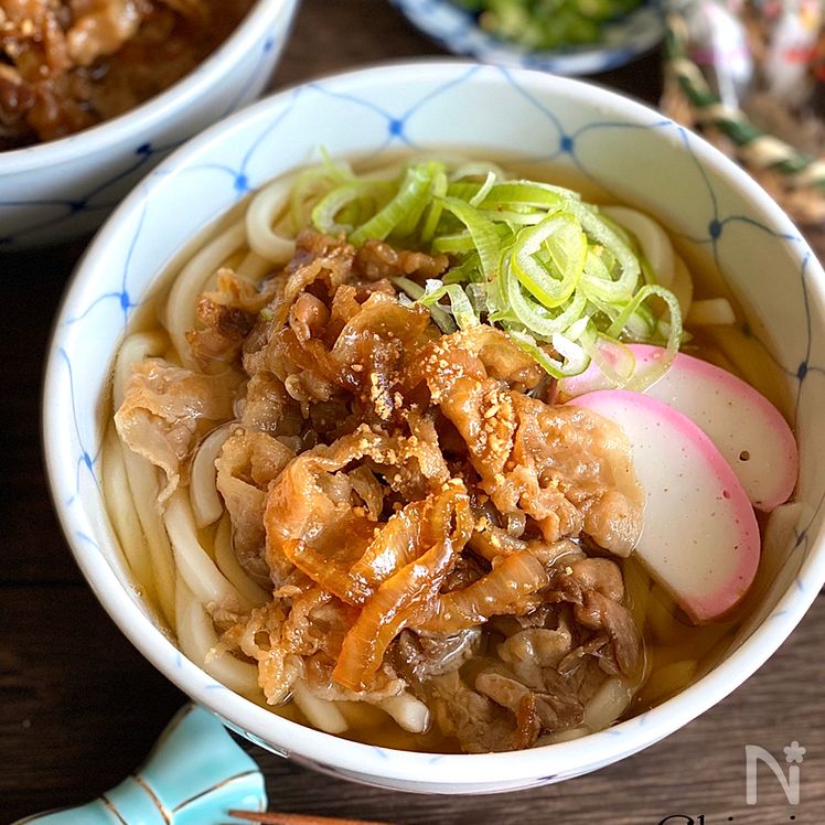 Quick & Easy Pork Belly Udon (Niku Udon) Process3