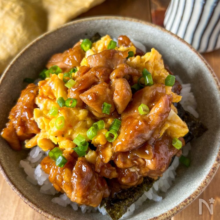 Chicken Teriyaki & Egg Rice Bowl Process6