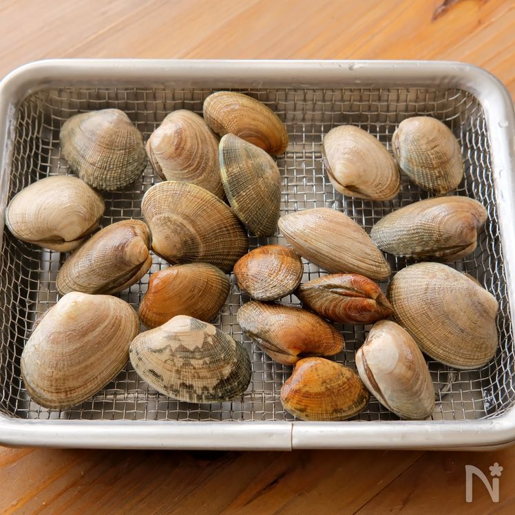 Sake-Steamed Asari Clams (Asari Sakamushi, あさりの酒蒸し) Process3
