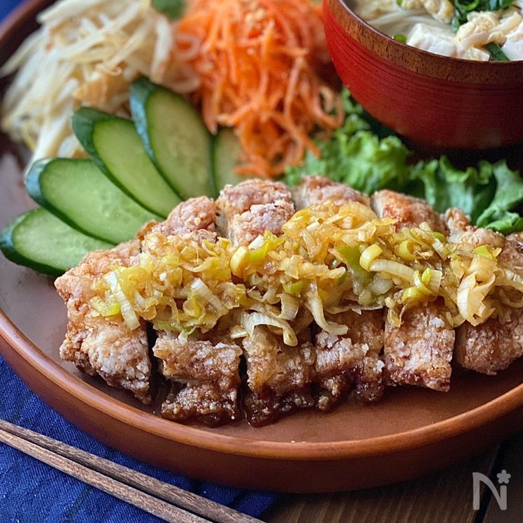 Crispy Yurinchi Chicken Breast (Japanese-Style Fried Chicken with Scallion Sauce) Process5