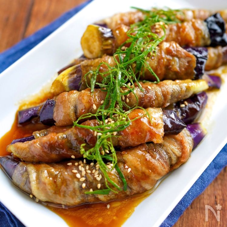 Sweet and Savory Pork-Wrapped Eggplant Process5