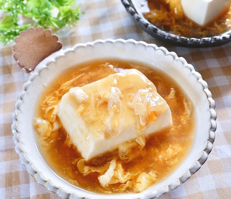 Tofu with Egg Ankake – Ready in 3 Minutes! Super Easy Recipe