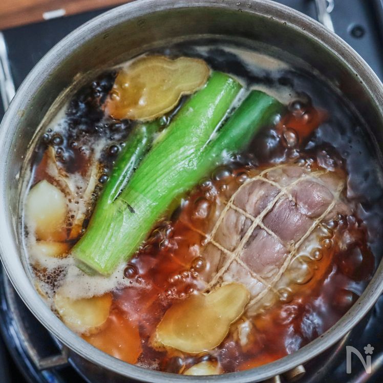 Braised Pork Loin (Chashu) Process3