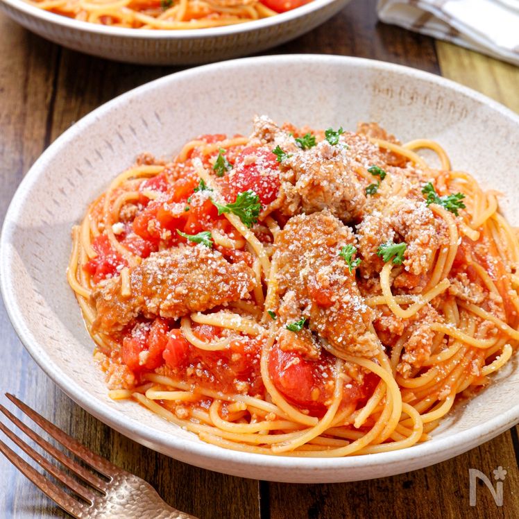 Mì Ống Cà Chua Thịt Heo Xay Một Chảo (Kiểu Bolognese) Process3