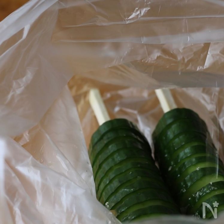 Festival-Style Tornado Cucumber on a Stick Process4