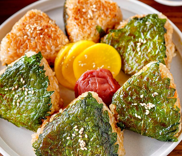 Shiso & Cheese Pan-fried Rice Balls ππ§πΏ