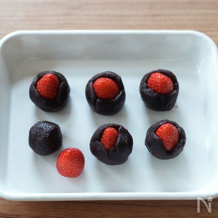 Homemade Strawberry Daifuku Process1
