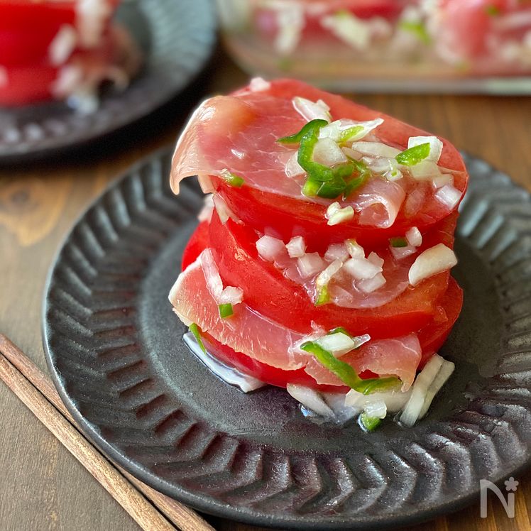Chinese-Style Tomato and Onion Marinade with Prosciutto Process4