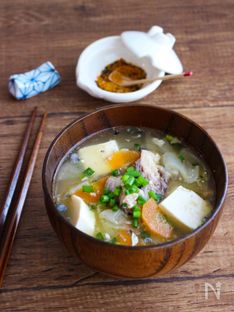 Nutritious Canned Mackerel Miso Soup