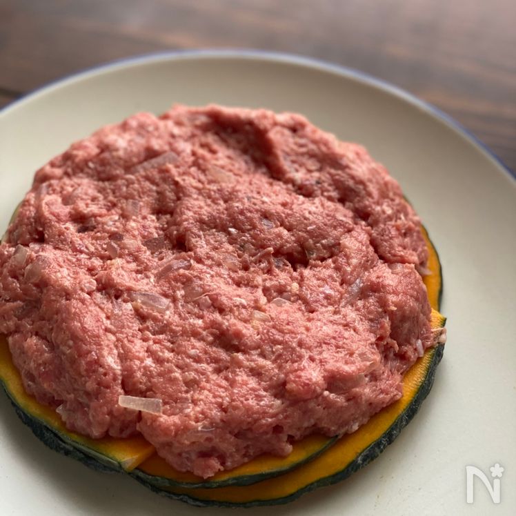 Easy Microwave Kabocha & Meat Mille-Feuille Process3