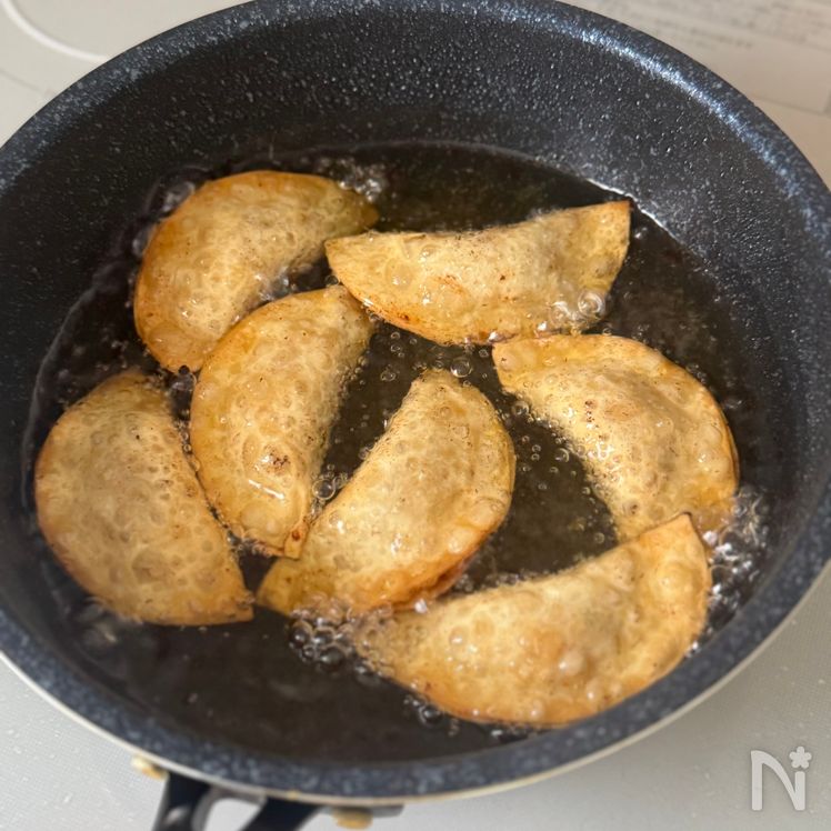 Pork Kimchi Fried Dumplings (Age Gyoza, 揚げ餃子) Process6