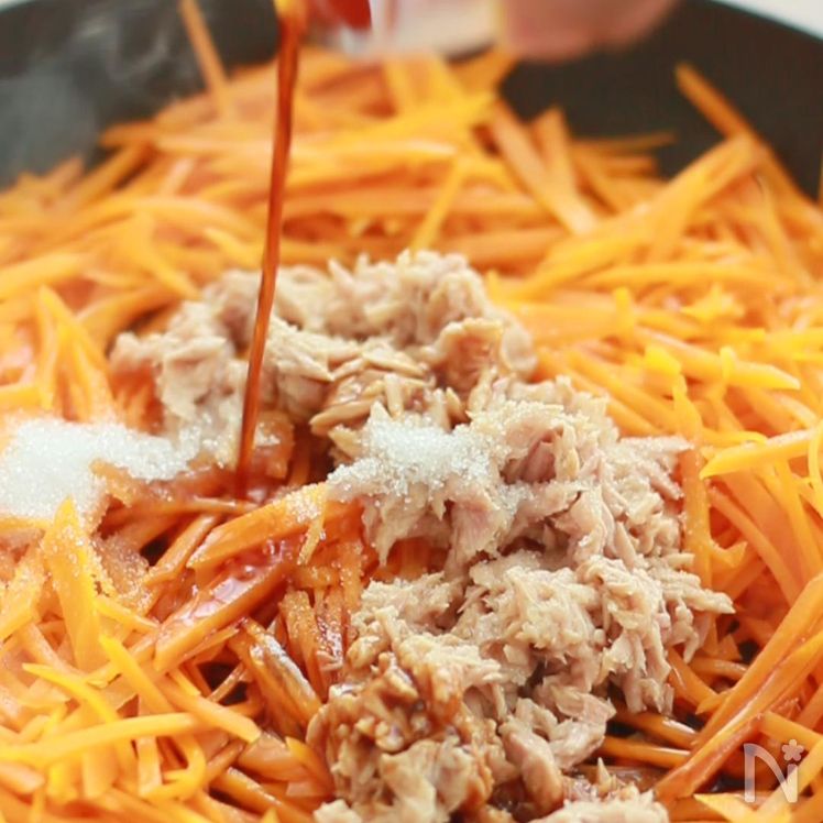 Carrot Kinpira Process3