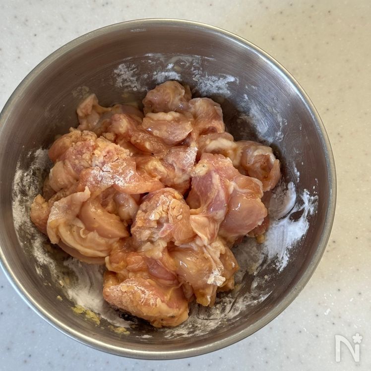 Basic Sweet and Sour Chicken (Sū Dori, 酢鶏) Process1