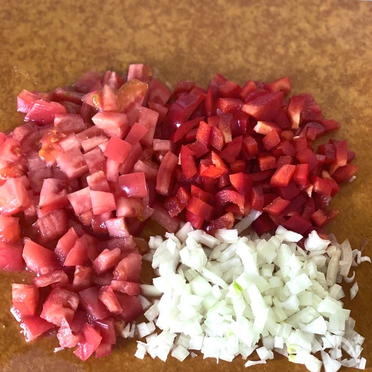 Carpaccio-Style Steamed Chicken and Tomato Salad Process2