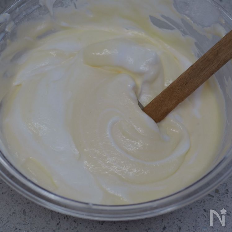 Rice Cooker Soufflé Cheesecake Process5