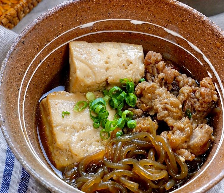 Side Dish: Flavor-Infused Simmered Beef and Tofu
