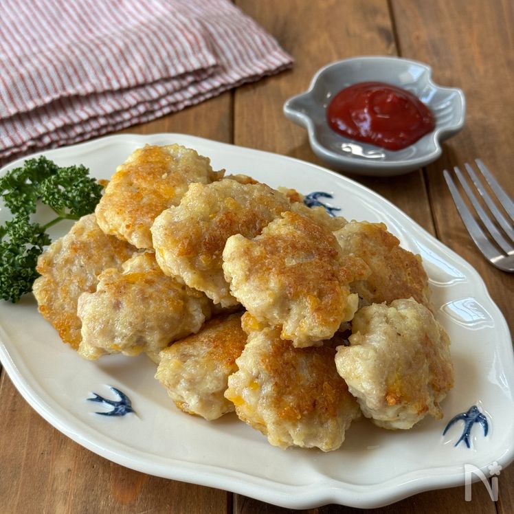 Consommé Cheese Tofu Nuggets Process5