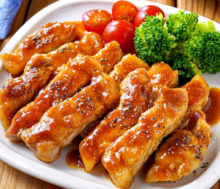 Pork Steak with Ginger Miso Glaze