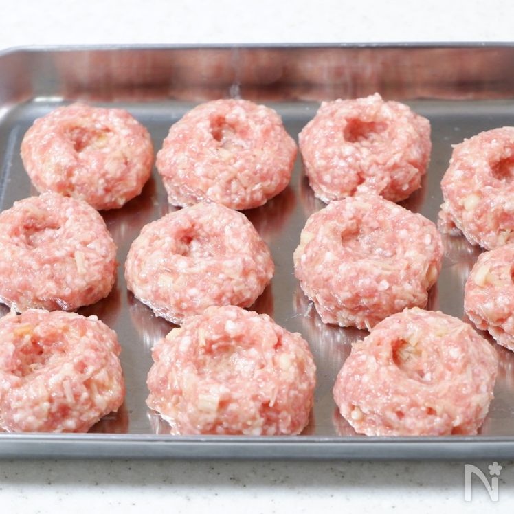 Sweet and Savory Pork Tsukune with Mayo Process3