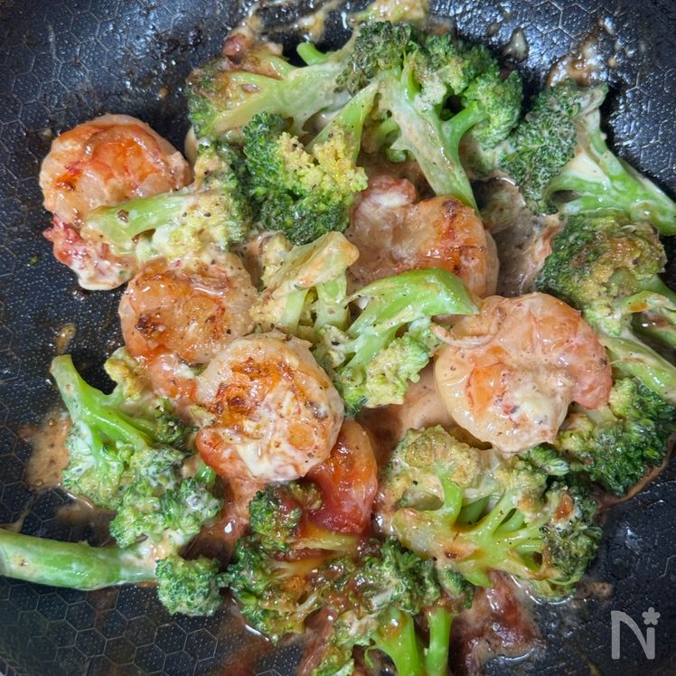 Broccoli and Shrimp Umami Stir-Fry with Aurora Sauce Process3