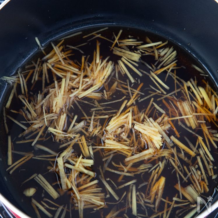 Sweet and Savory Ginger Beef (Shigure-ni) – Tender and Full of Flavor Process2