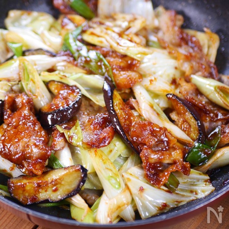 Rich and Velvety Eggplant Hoisin Stir-Fry (Japanese-style Twice-Cooked Pork) Process5
